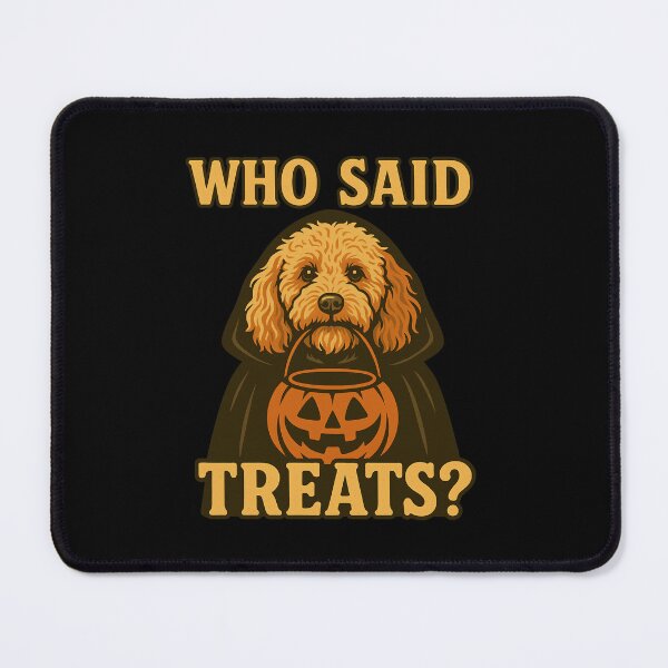 Item preview, Cockapoo Halloween Who Said Treats Pumpkin Witch Costume Mom Dad Kids designed and sold by FurryHavenPH.