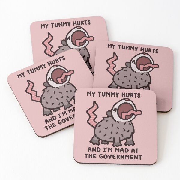 Item preview, screaming possum my tummy hurts and I'm mad at the government designed and sold by kaybowzie.