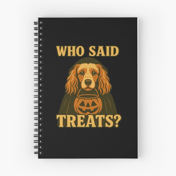 Item preview, Cocker Spaniel Halloween Who Said Treats Pumpkin Witch Costume Mom Dad Kids designed and sold by FurryHavenPH.