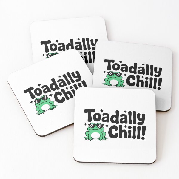 Item preview, Toadally Chill! Cute Toad Pun designed and sold by PMCreative.