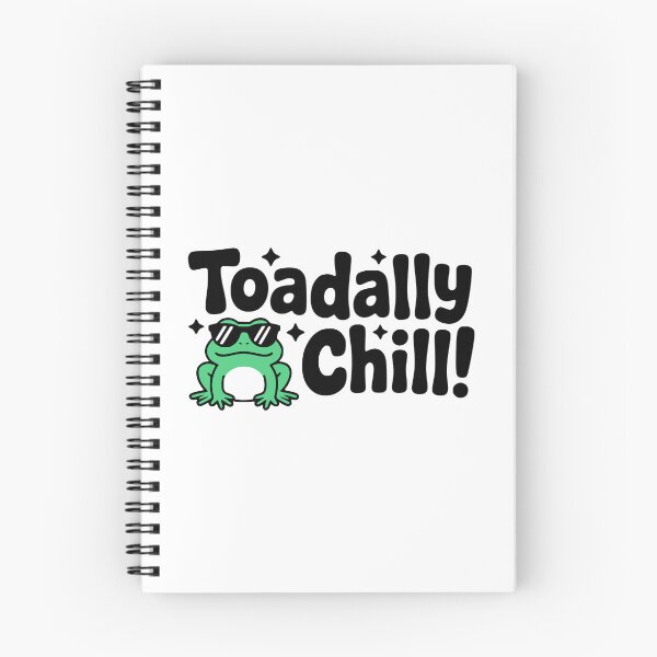 Item preview, Toadally Chill! Cute Toad Pun designed and sold by PMCreative.