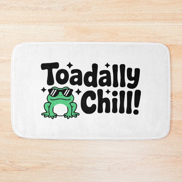 Item preview, Toadally Chill! Cute Toad Pun designed and sold by PMCreative.