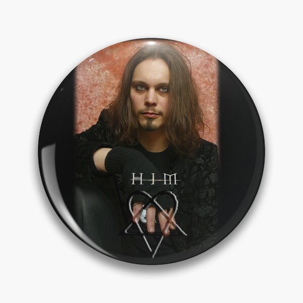 Item preview, Ville Valo _beard image with heartagram designed and sold by MusicVibesTee.