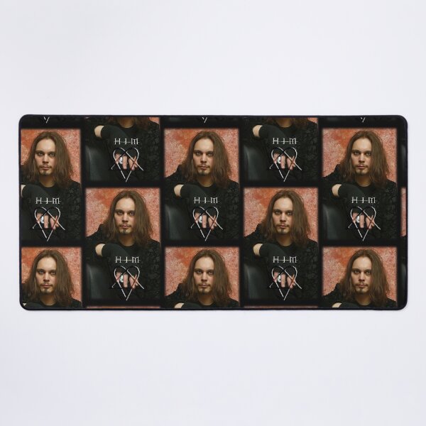Item preview, Ville Valo _beard image with heartagram designed and sold by MusicVibesTee.