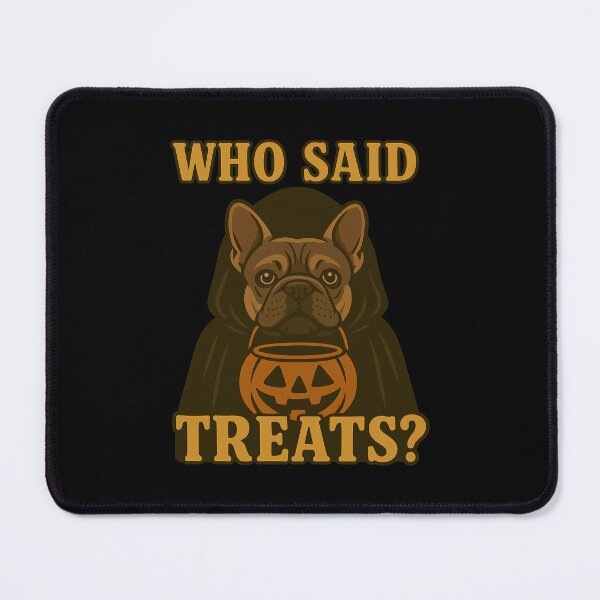 Artikelvorschau, Französische Bulldogge Halloween Who Said Treats Kürbis Hexe Kostüm Mama Papa Kinder entworfen und verkauft von FurryHavenPH.