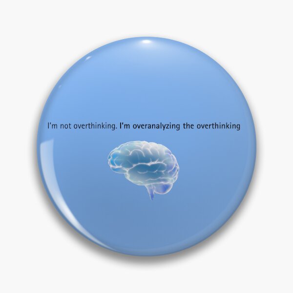 Item preview, Overthinking quote designed and sold by MotivWearbyleo.