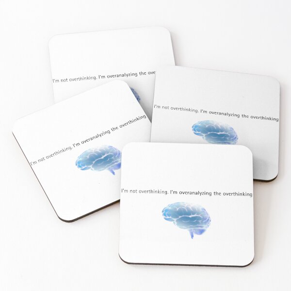 Item preview, Overthinking quote designed and sold by MotivWearbyleo.