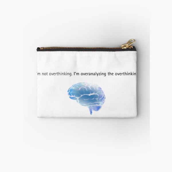 Item preview, Overthinking quote designed and sold by MotivWearbyleo.