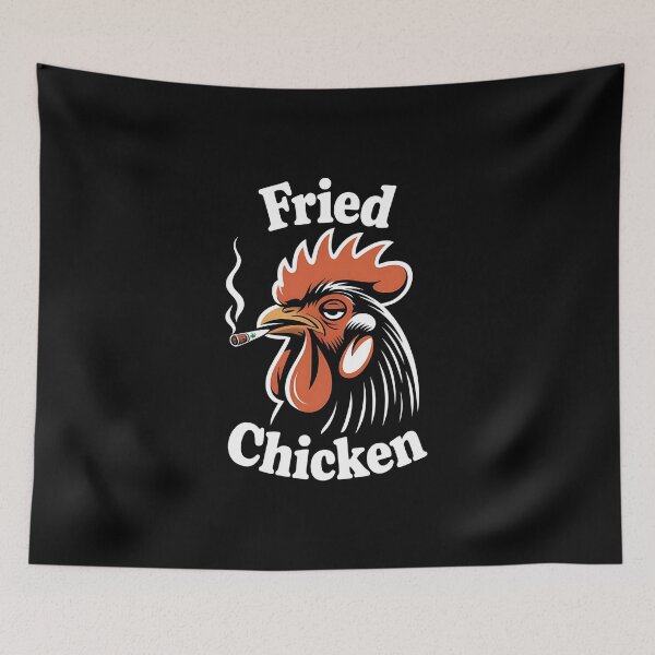 Item preview, Fried Chicken 420 - A perfect gift for anyone who loves chill vibes, funny memes, and the baked energy of 420 culture. designed and sold by ZyziowskyArt.