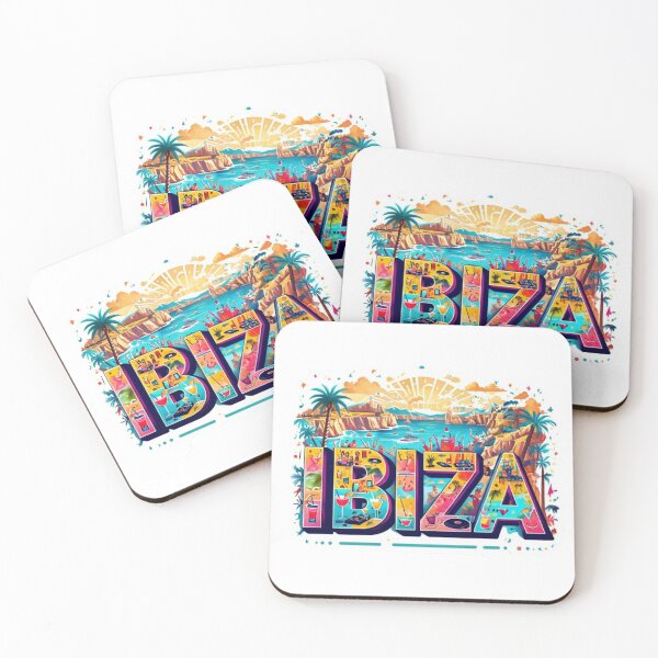 Item preview, Ibiza Party Coast Sticker designed and sold by Imaginarium of Chaos falcon88 .