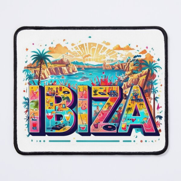 Item preview, Ibiza Party Coast Sticker designed and sold by Imaginarium of Chaos falcon88 .