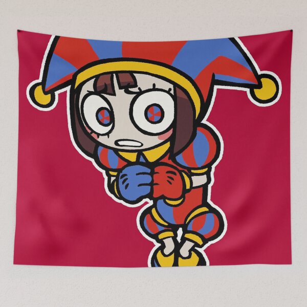 Aperçu de l'œuvre Pomni la fille clown kawaii créée et vendue par forestgrump.