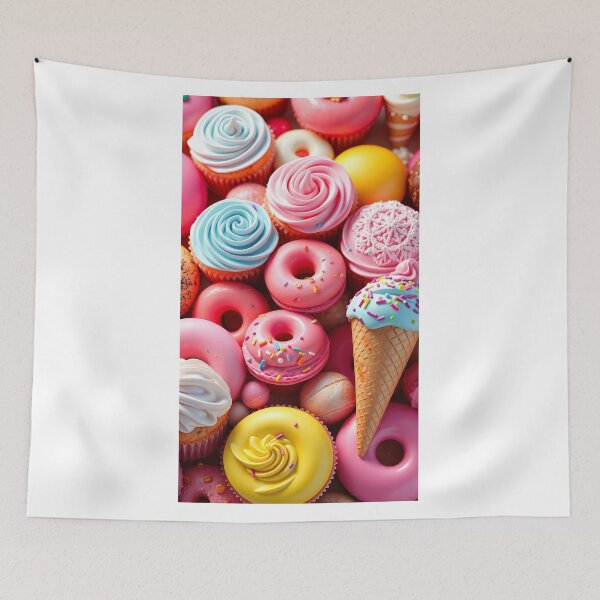 Item preview, Whimsical Highly Detailed 3D Rendered Array of Colorful Sweet Treats and Desserts designed and sold by Jayara [Born To Reign].