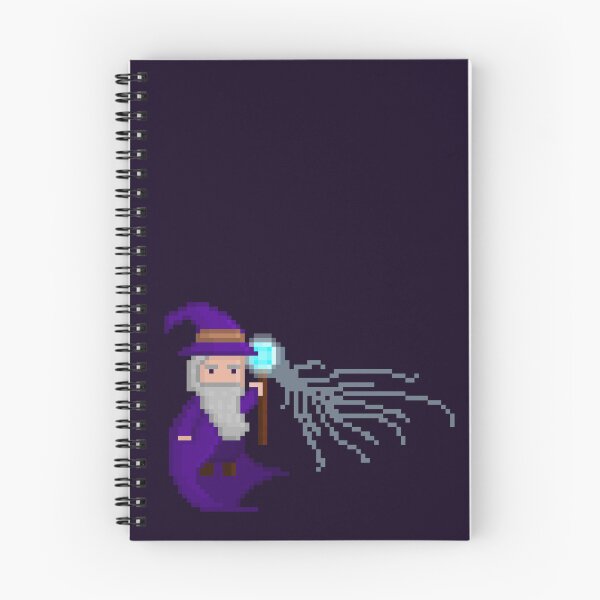 Item preview, Pixel Art Grumpy Wizard Casting Magic Spell designed and sold by Dugolivia.