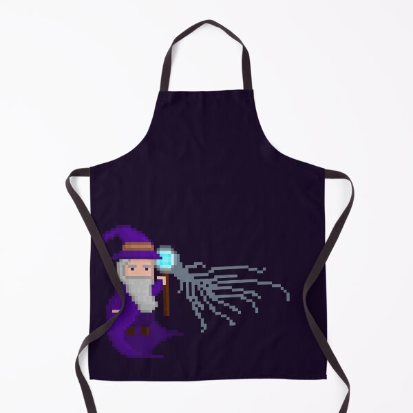 Item preview, Pixel Art Grumpy Wizard Casting Magic Spell designed and sold by Dugolivia.
