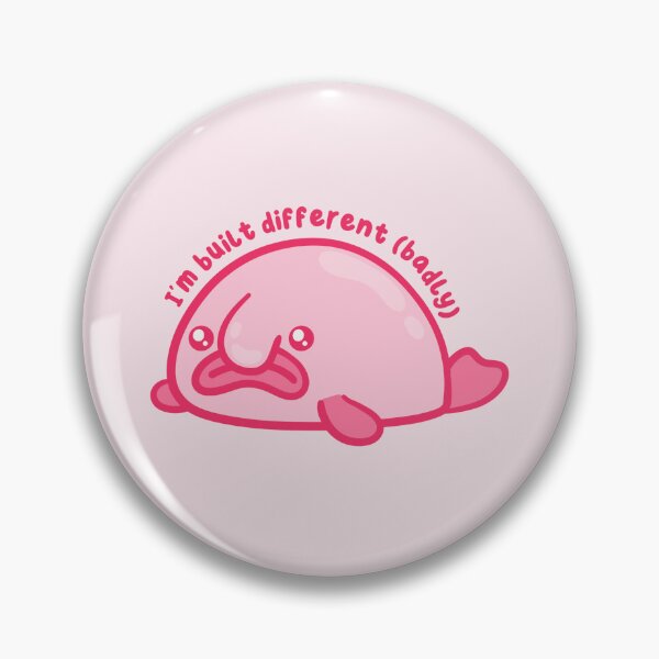 Item preview, I'm built different (badly) blob fish designed and sold by kaybowzie.