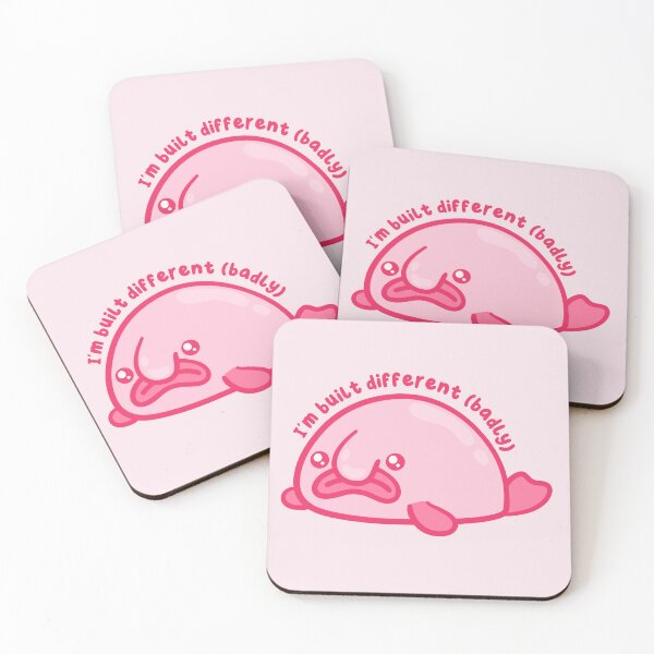 Item preview, I'm built different (badly) blob fish designed and sold by kaybowzie.