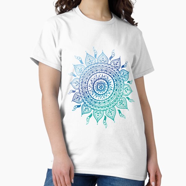 Item preview, Blue Gradient Mandala  designed and sold by adjsr.