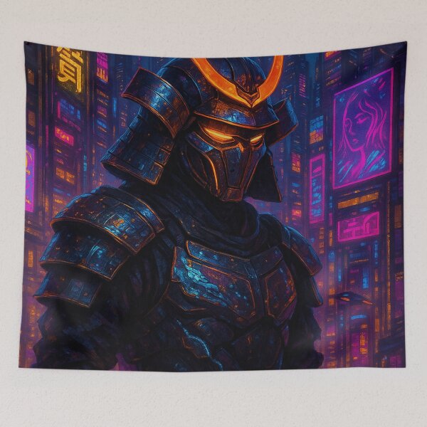 Item preview, Neon Reckoning – Cyberpunk Street Duel Poster designed and sold by Cottorm.