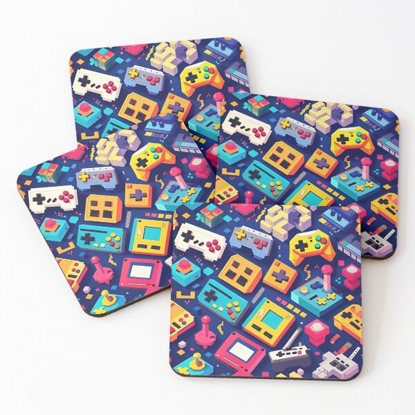 Item preview, Pixelated low-poly characters, old console icons designed and sold by 5-Star-Shopper.