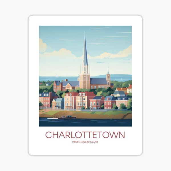 Item preview, CHARLOTTETOWN TRAVEL ART designed and sold by MarkedArtPrints.