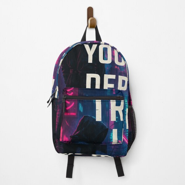 Item preview, Neon Reckoning – Fight the Silence (Cyberpunk Quote Poster) designed and sold by Cottorm.