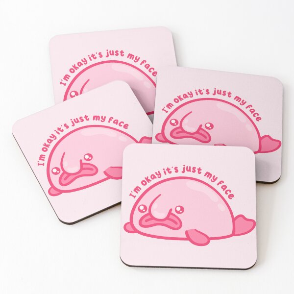 Item preview, i'm okay it's just my face blob fish designed and sold by kaybowzie.