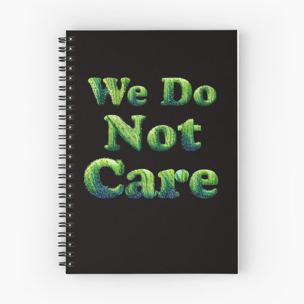 Item preview, We Do Not Care Cactus designed and sold by Zab Butler Design.