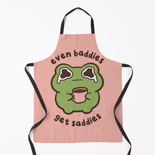 Item preview, even baddies get saddies frog designed and sold by kaybowzie.