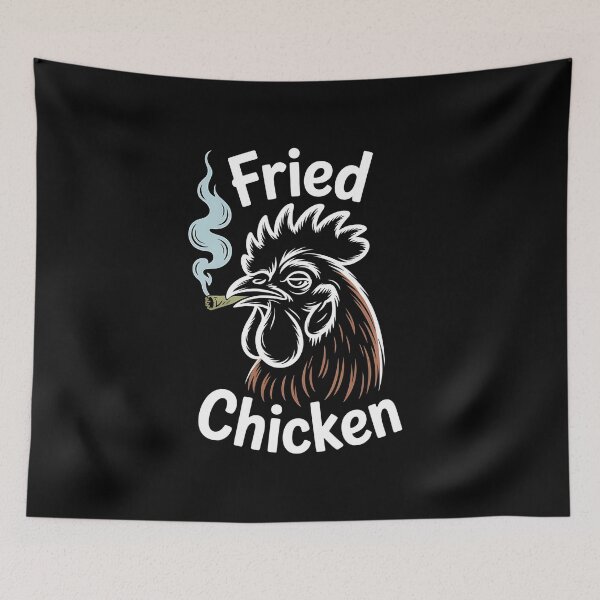 Item preview, Fried Chicken 420 - A perfect gift for anyone who loves chill vibes, funny memes, and the baked energy of 420 culture. designed and sold by ZyziowskyArt.