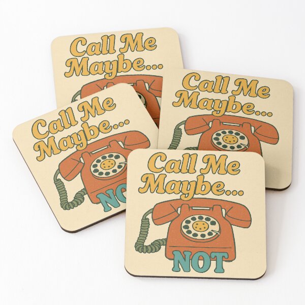 Item preview, Call Me Maybe... Not - Retro Phone Humor  designed and sold by Amelia Design.