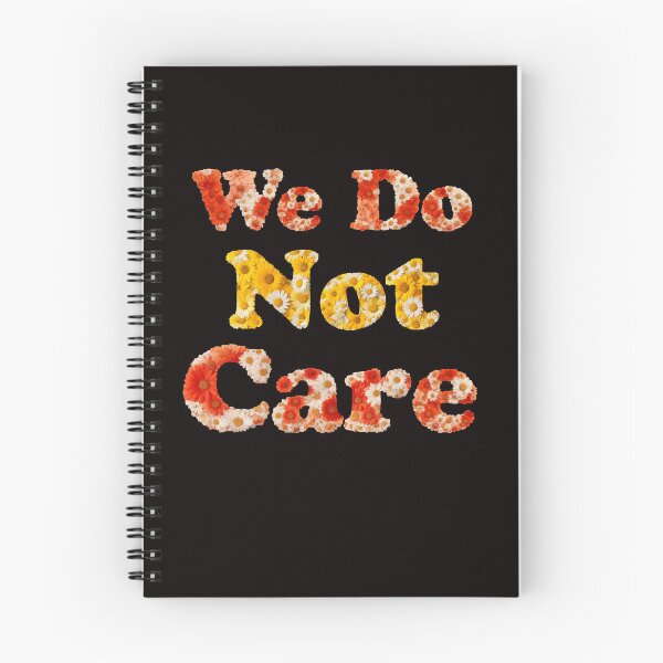 Item preview, We Do Not Care in Daisies designed and sold by Zab Butler Design.
