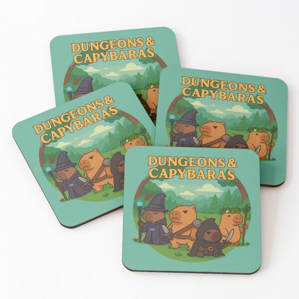 Item preview, Dungeons & Capybaras designed and sold by RatArt Designs.