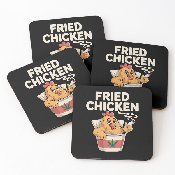 Item preview, Fried Chicken 420 - A perfect gift for anyone who loves chill vibes, funny memes, and the baked energy of 420 culture. designed and sold by ZyziowskyArt.