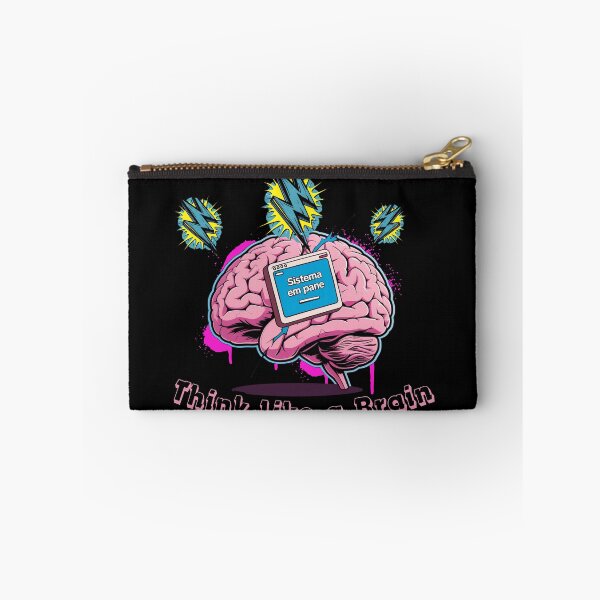 Item preview, Think Like a Brain – Motivational Brain Art designed and sold by Bryan7type.