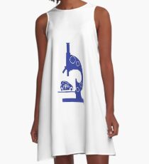 Microscope, electric car. A-Line Dress