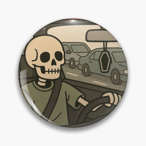 Item preview, Traffic Jam ‘Til Death – Skeleton Commute Club designed and sold by Strange Comforts.