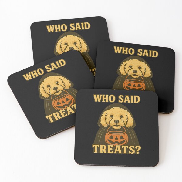 Item preview, Maltipoo Halloween Who Said Treats Pumpkin Witch Costume Mom Dad Kids designed and sold by FurryHavenPH.