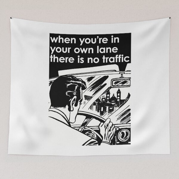 Item preview, In Your Own Lane No Traffic Motivational Hustle Quote designed and sold by FlyShop1.
