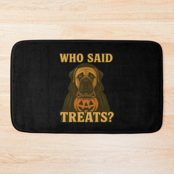 Item preview, Mastiff Halloween Who Said Treats Pumpkin Witch Costume Mom Dad Kids designed and sold by FurryHavenPH.