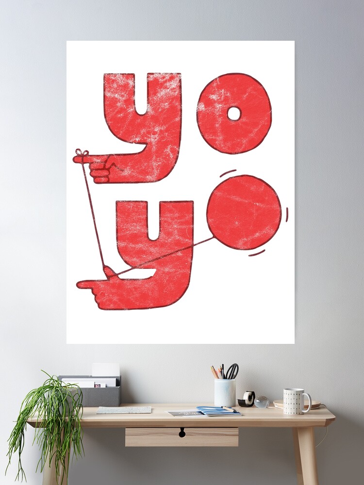 YO-YO Vintage Poster フレーム付き YO-YO Vintage Poster フレーム付き fposter,medium,wall_texture,