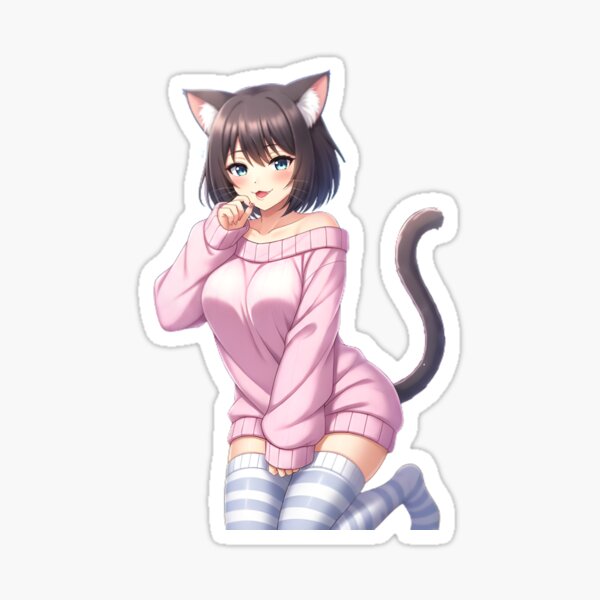 Hentai big boobs manga girl | Sticker