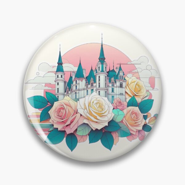 Item preview, Minimalist French Castle - Modern Chateaucore Aesthetic Wall Art designed and sold by Sugar Wisdom .