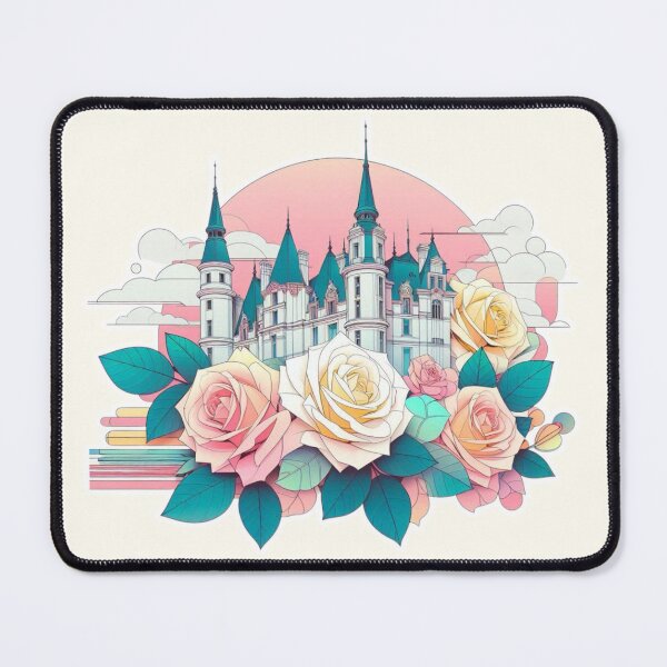 Item preview, Minimalist French Castle - Modern Chateaucore Aesthetic Wall Art designed and sold by Sugar Wisdom .