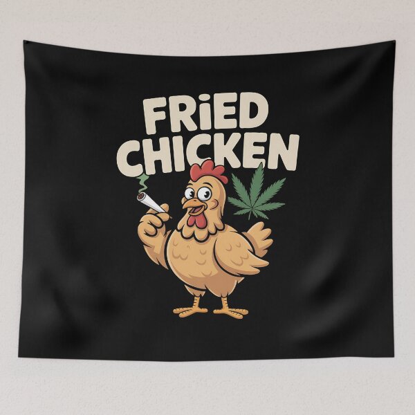 Item preview, Fried Chicken 420 - A perfect gift for anyone who loves chill vibes, funny memes, and the baked energy of 420 culture. designed and sold by ZyziowskyArt.
