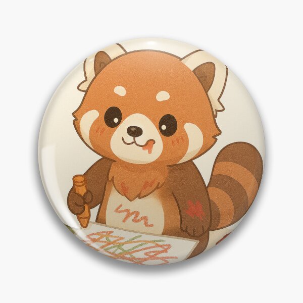 Item preview, Cute Red Panda Crayons designed and sold by FawnNuage.