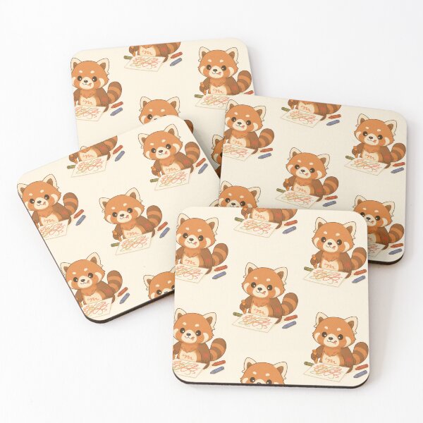 Item preview, Cute Red Panda Crayons designed and sold by FawnNuage.