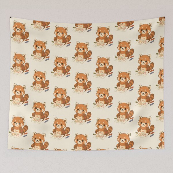 Item preview, Cute Red Panda Crayons designed and sold by FawnNuage.