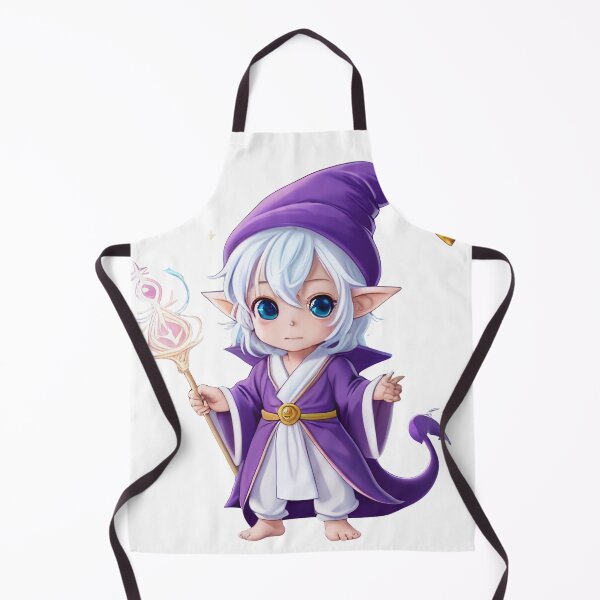 Item preview, Chibi Wizard Elf – Cute Magical Anime Style Character designed and sold by ModyAssem.