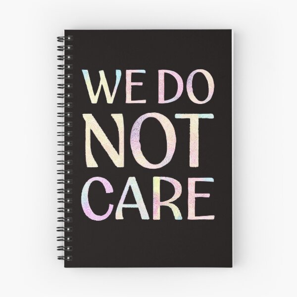 Item preview, Copy of We Do Not Care  designed and sold by Zab Butler Design.